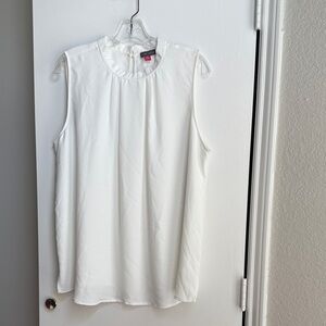 Elegant White Sleeveless Top